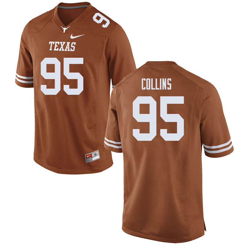 Men #95 Alfred Collins Texas Longhorns College Football Jerseys Sale-Orange